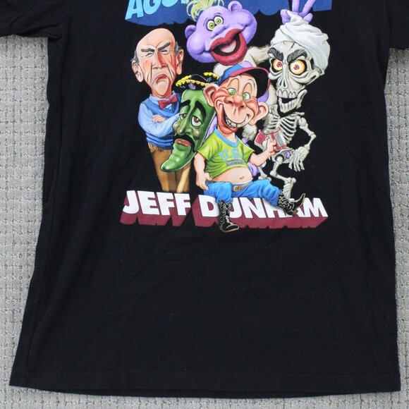 Jeff Dunham Passive Aggressive Tour Shirt Mens Medium M Black Graphic Art 2018 - Picture 4 of 9